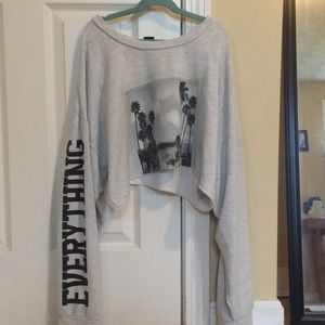 CROPPED WILD FABLE SWEATSHIRT